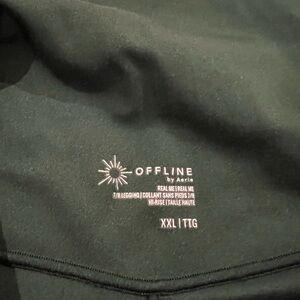 OFFLINE by Aerie Green Leggings XXL